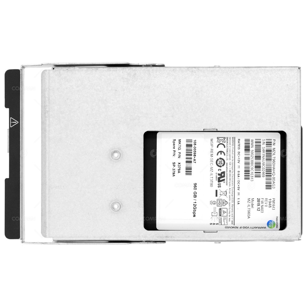 X379A  NETAPP SSD 960GB  SAS 12G  3.5'' LFF  FOR NETAPP DS460C